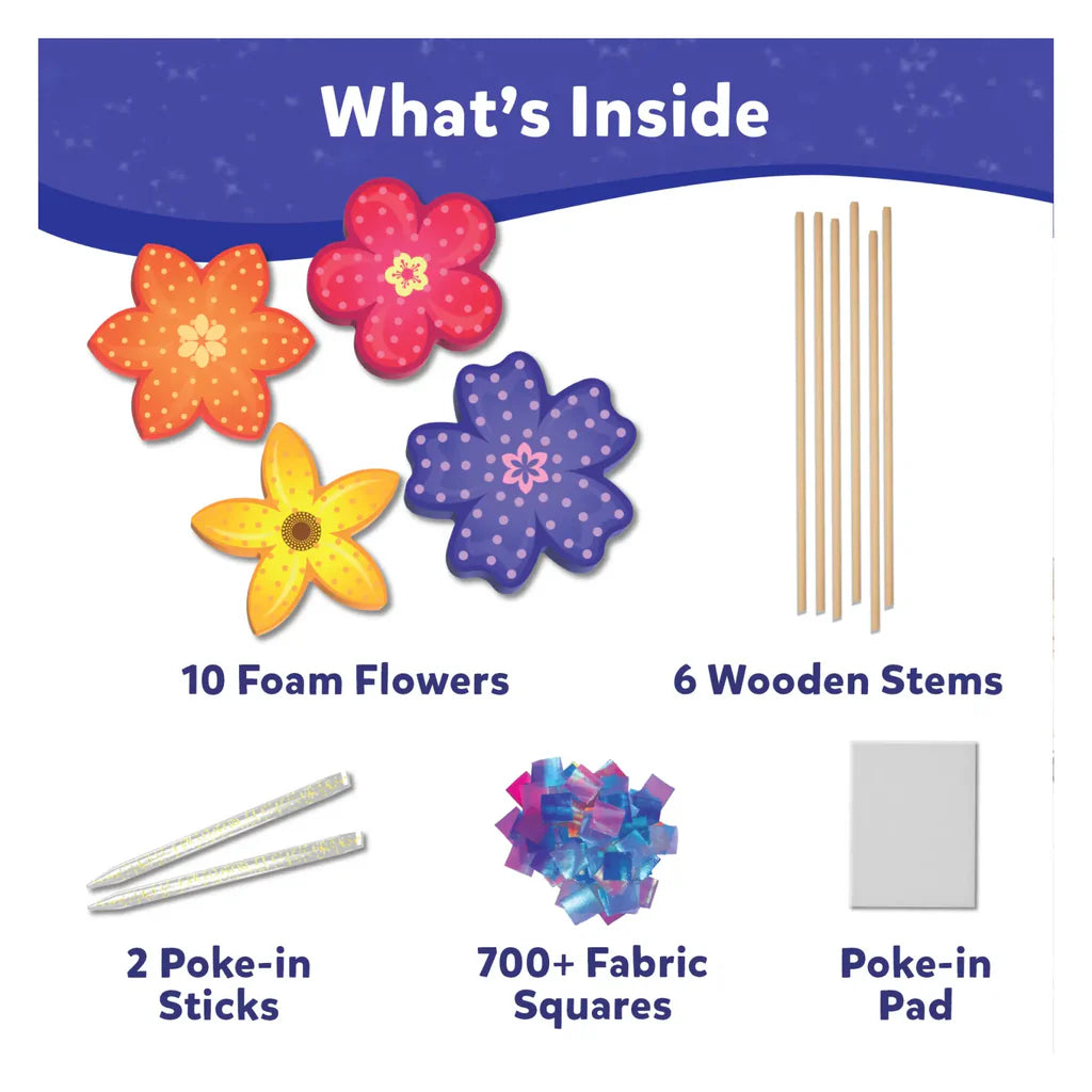POKE IN ART FLOWER BOUQUET