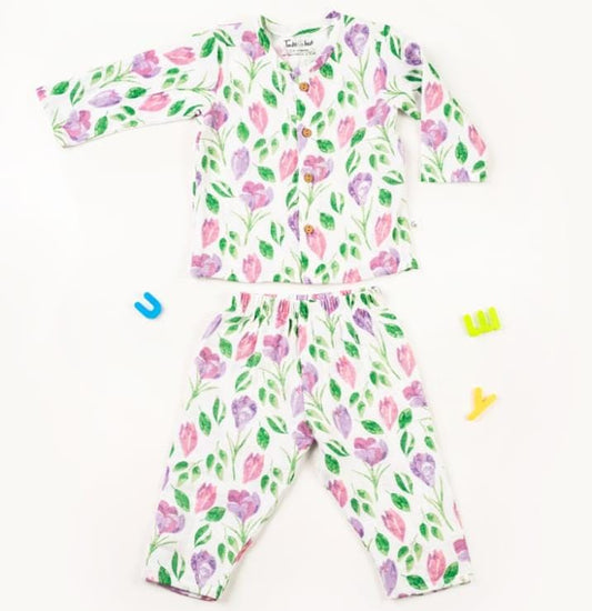 Lilac Dream Night Suit - Mamadada