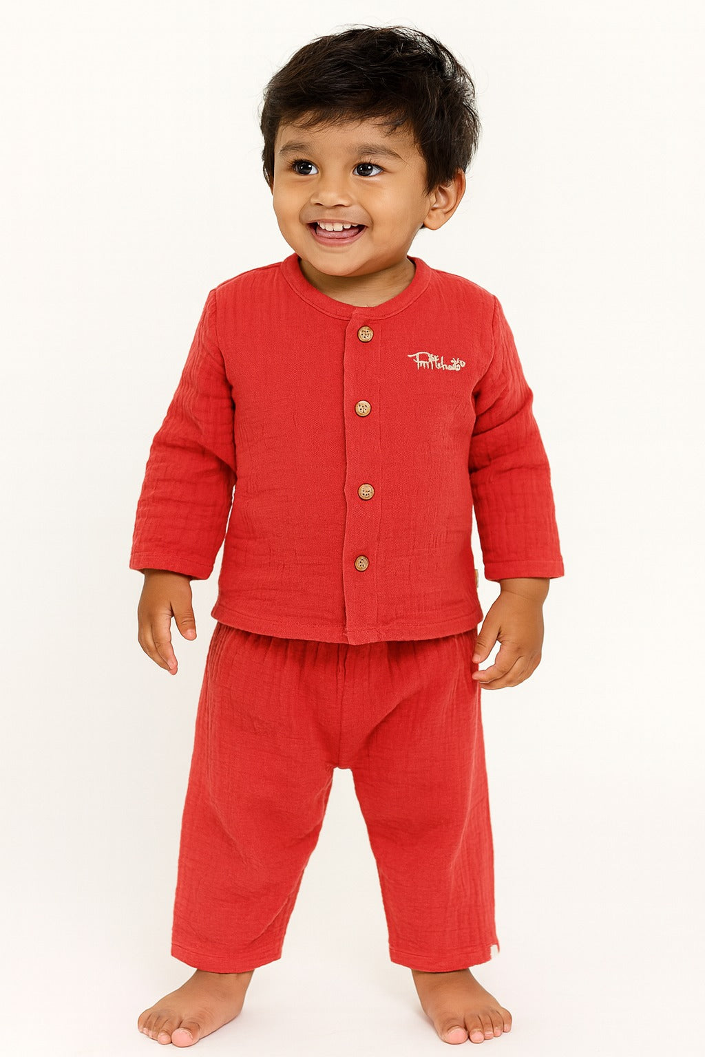 Creative Red Night Suit