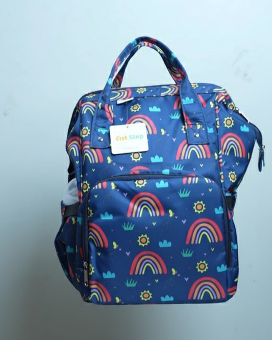 Blue Crown Diaper Backpack