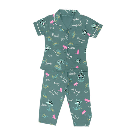 Kids Printed Nightwear Sets – Soft & Stylish Pajama Combos (Girls) - Mamadada