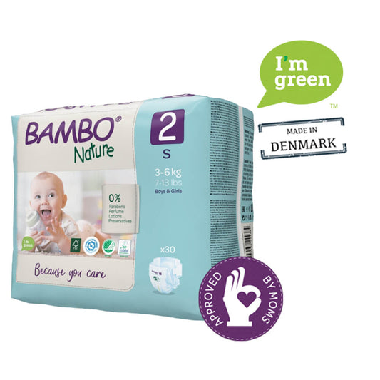 Bambo Nature Eco-Friendly Baby Diapers β Size 2 (S) - Mamadada