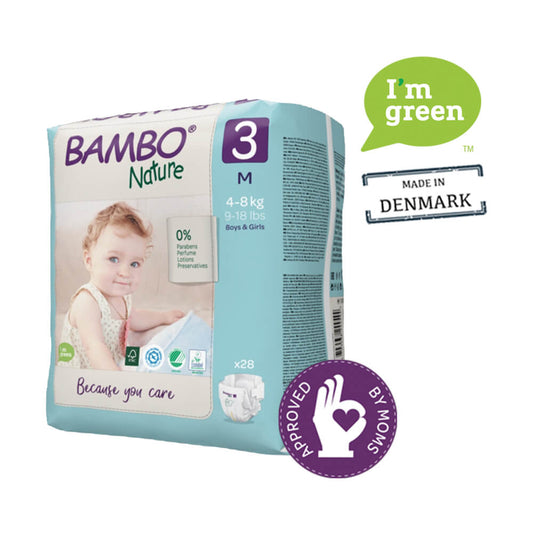 Bambo Nature Eco-Friendly Baby Diapers β Size 3 (M) - Mamadada