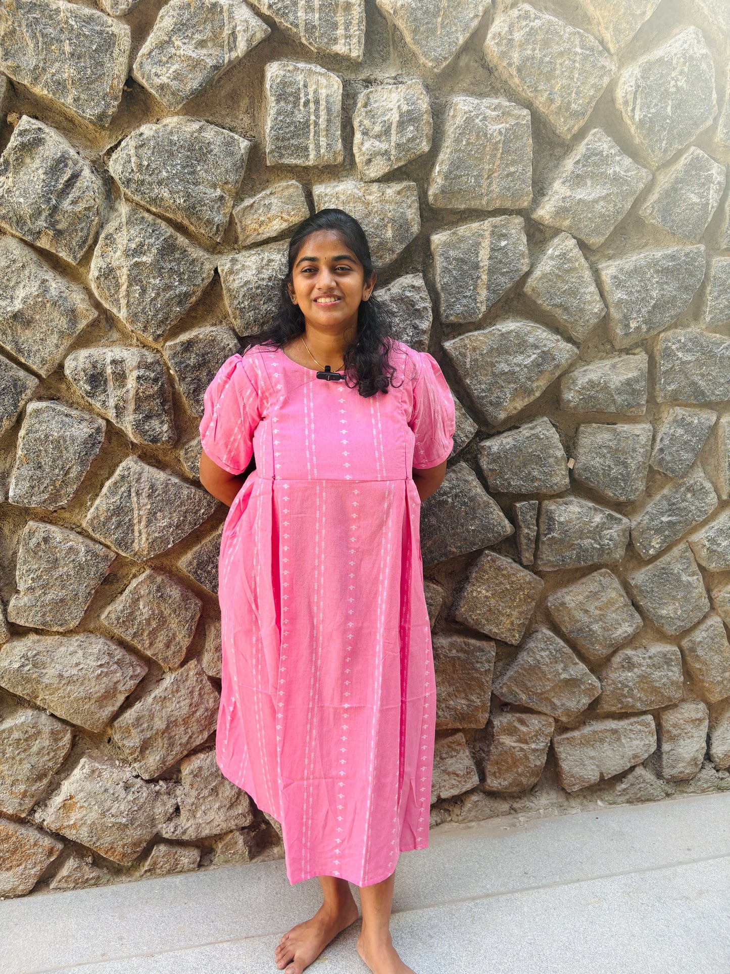 PINK IKKAT MAXI
