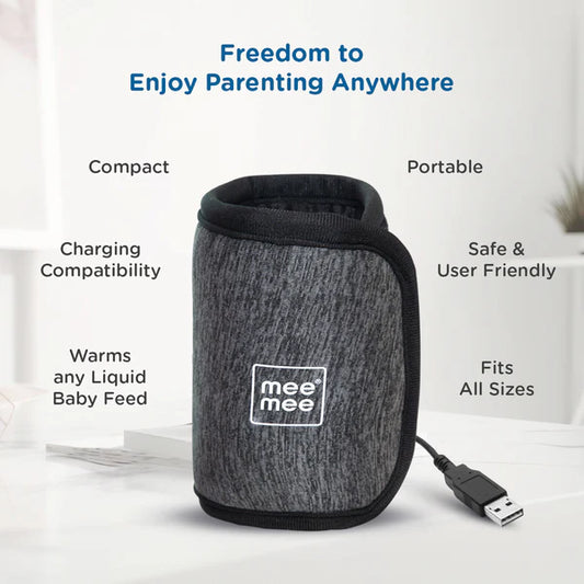 Portable Baby Bottle Warmer With Quick USB Charging