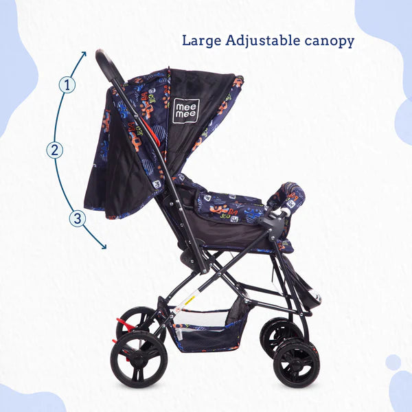Mee Mee- Baby Pram with Adjustable Seating Positions and Reversible Handle