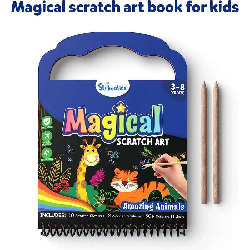 SKILLMATICS-MAGICAL SCRATCH ART AMAZING ANIMALS
