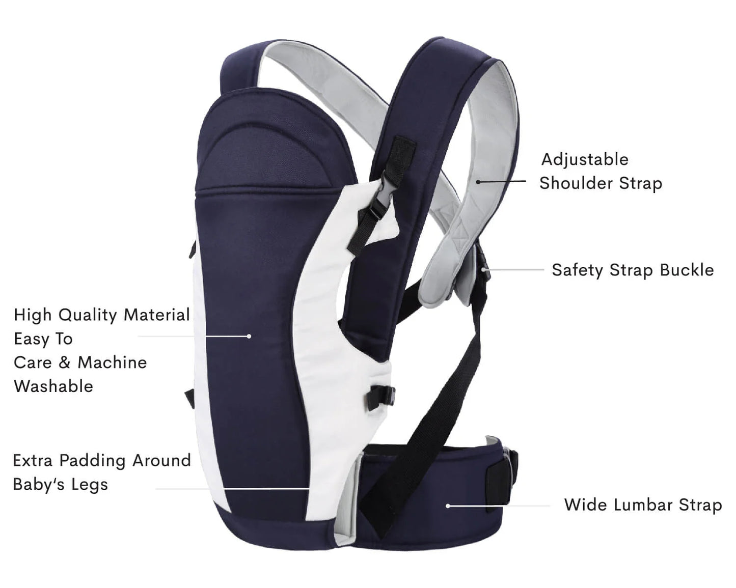 Chubby Cheeks-Baby Carrier-Royalblue