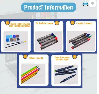 VEER-ANIMAL COLOURING KIT