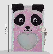 LK003 PANDA FLIP SEQUIN NOTEBOOK