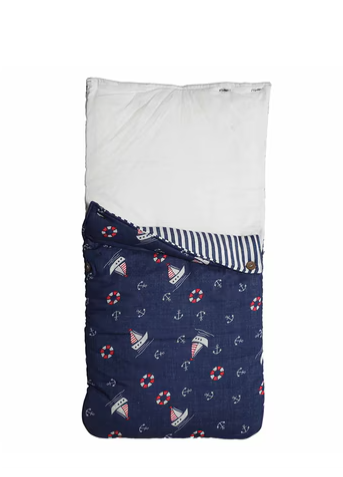 BOAT-BLUE BABY BED