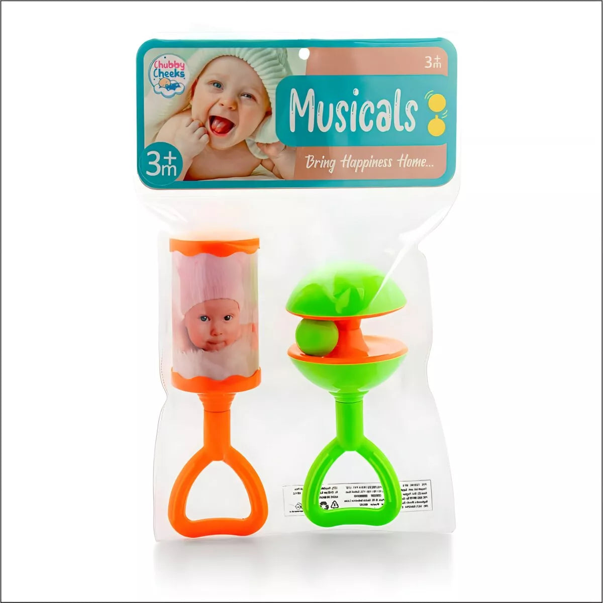 SY1193-2PCS MUSIC RATTLE