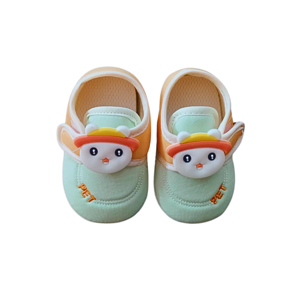 LH-MINT RABBIT BOOTIES