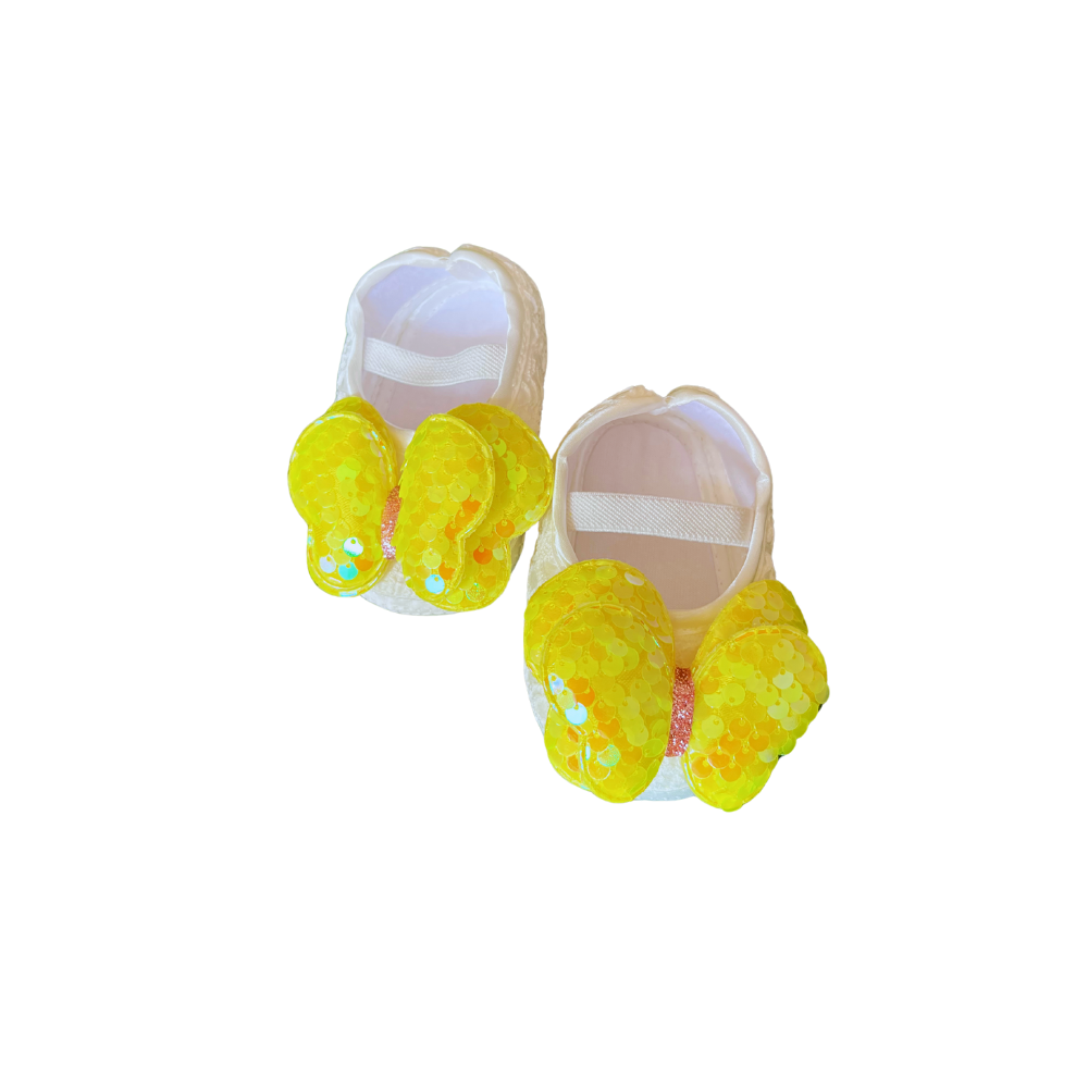 LH WHT&YEW BOOTIES