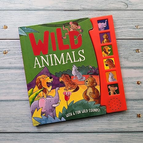 WILD ANIMALS;6FUN WILD SOUNDS - Shree Books