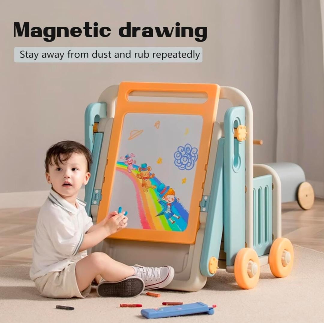 MAMA DADA - 4 in 1 Kid Multifunctional Activity Table with Large Storage for Kids
