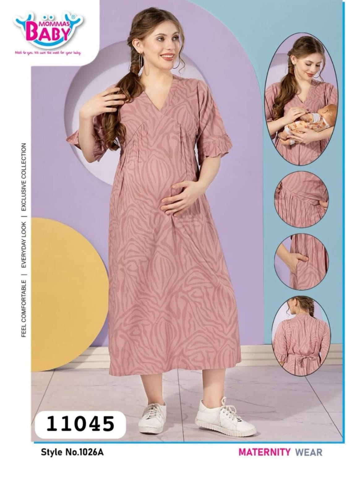 MB-MATERNITY MEROON