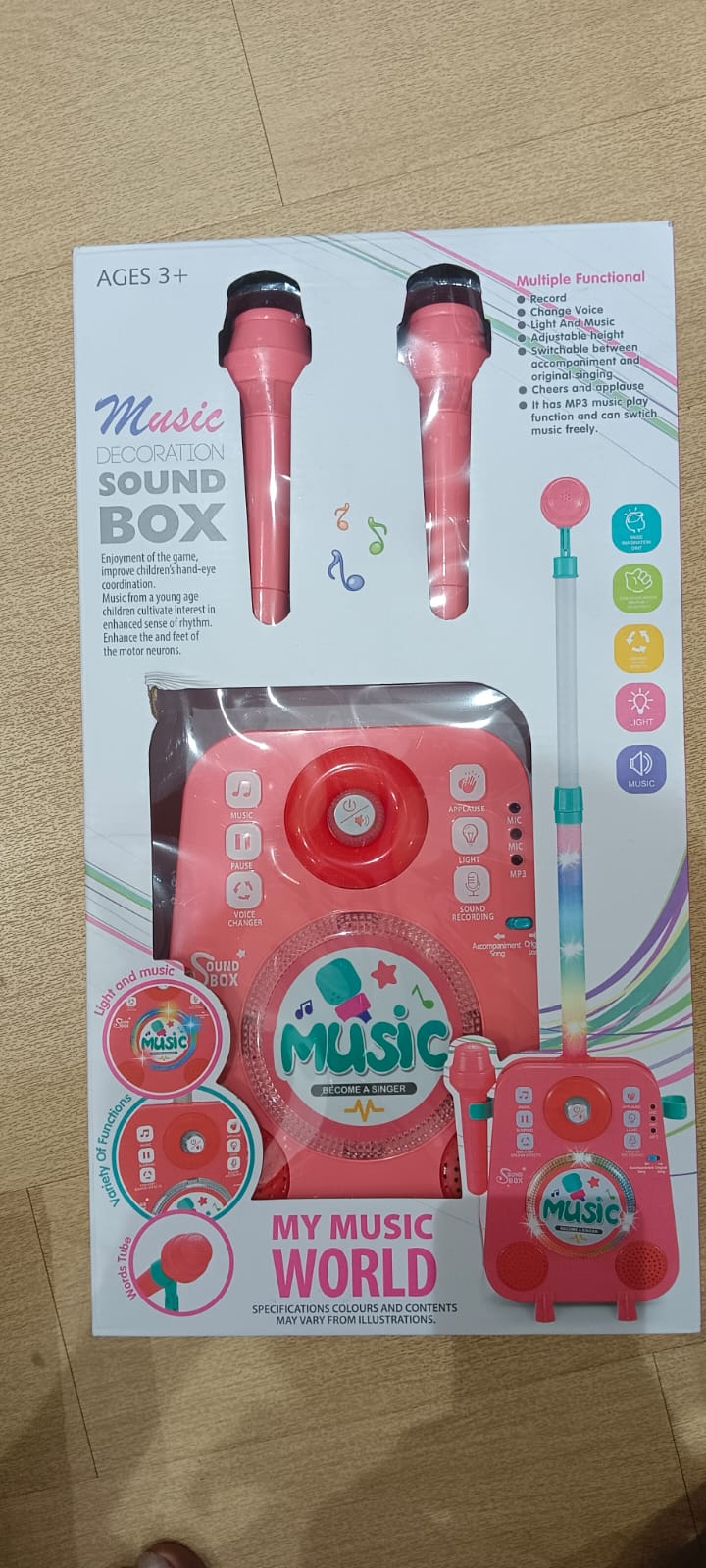 AB-MICROPHONE WITH LIGHT PINK