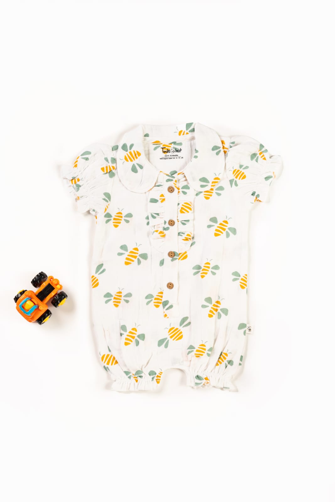 CRINKLED MUSLIN ROMPER HS
