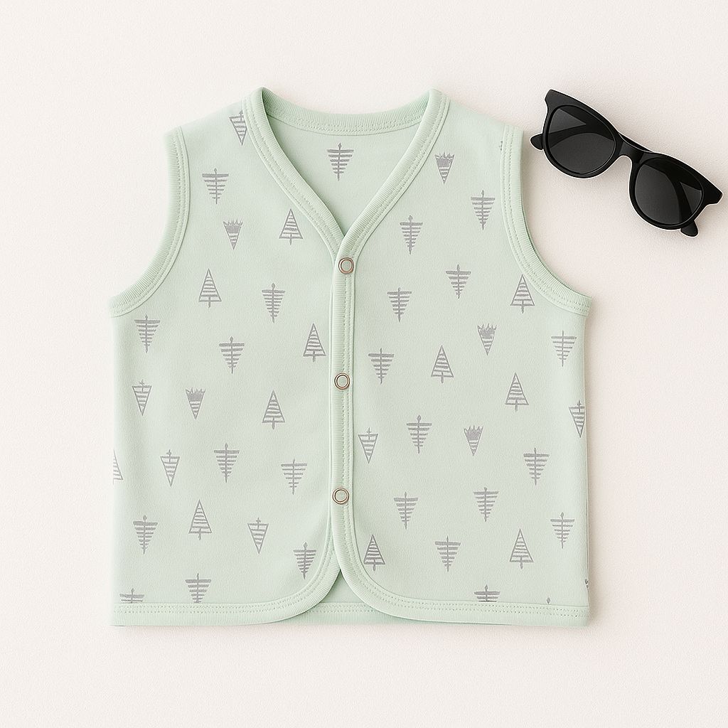 MINT GREEN GEOMETRIC PRINT