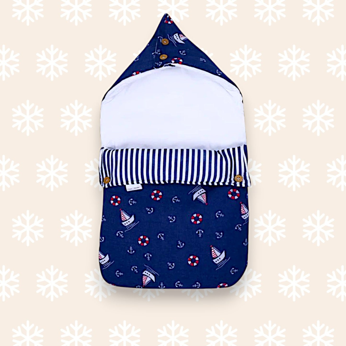BOAT-BLUE BABY BED
