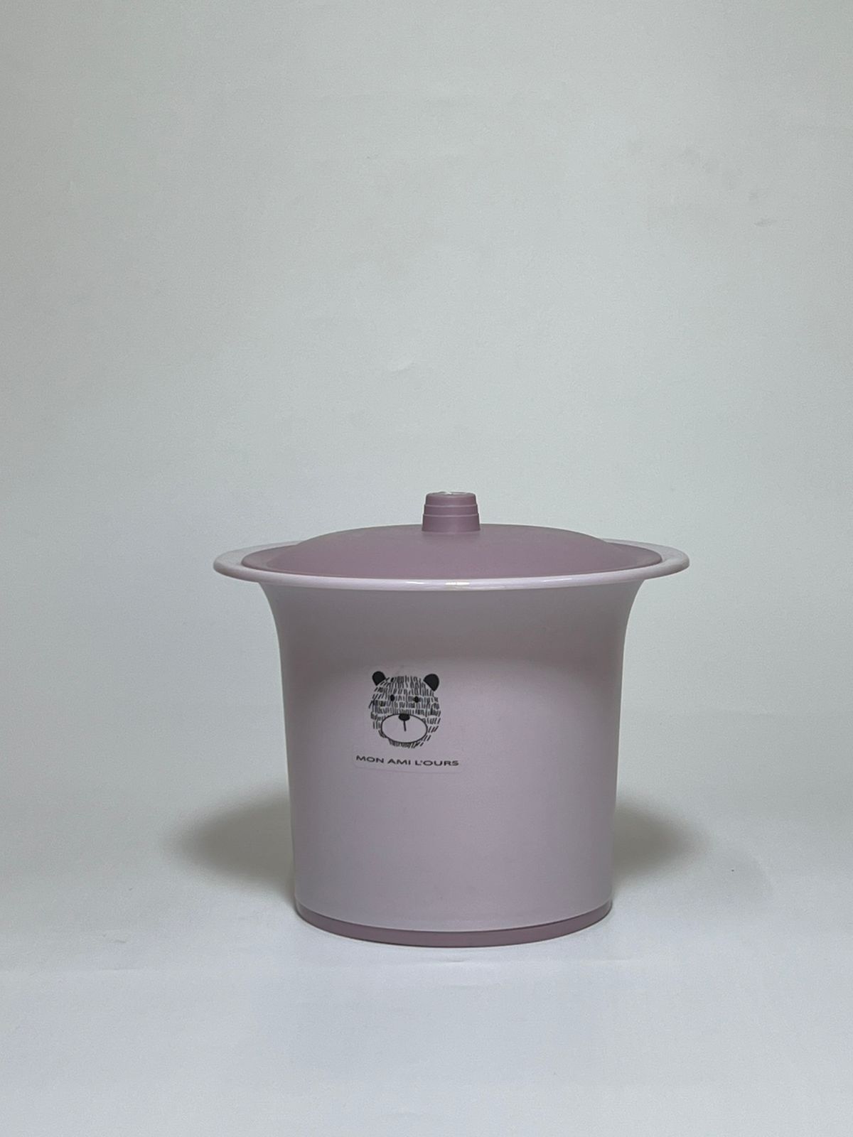 Matte Black Plastic Storage Basket with Lid – Multi-Purpose Organizer - Mamadada