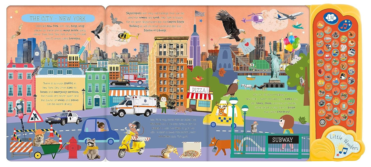 Little Wonders Look & Find Sound Book - Around the world(Shree)