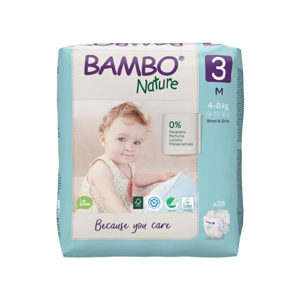 Bambo Nature Eco-Friendly Baby Diapers – Size 3 (M)