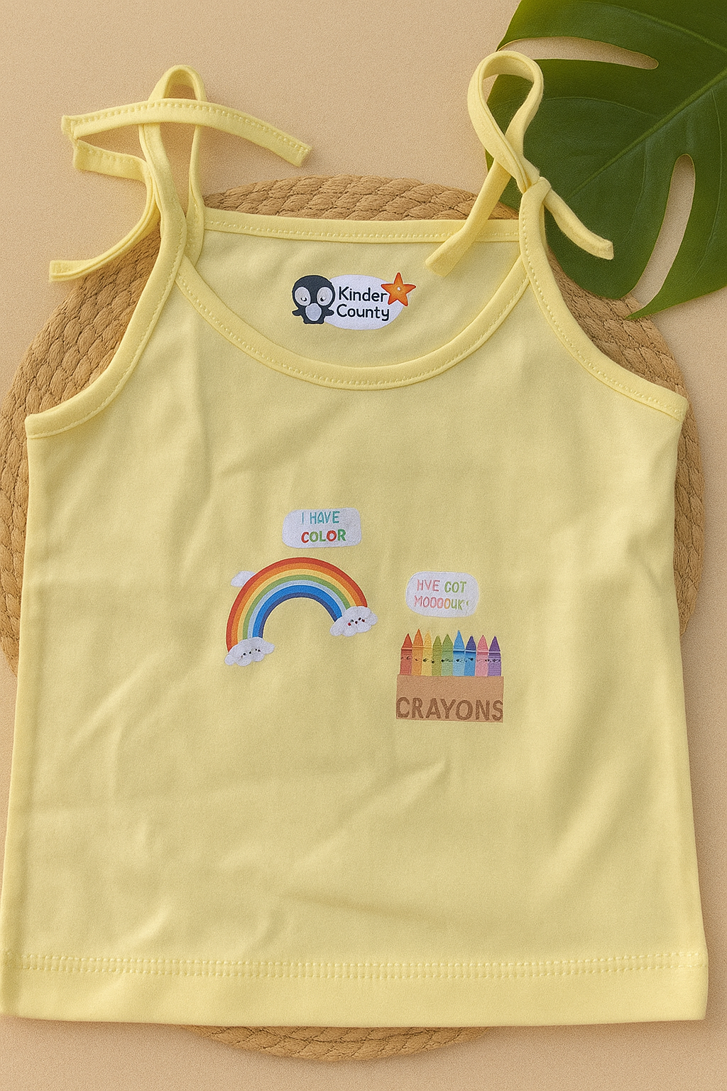Crayons & Rainbow" – Muslin Camisole