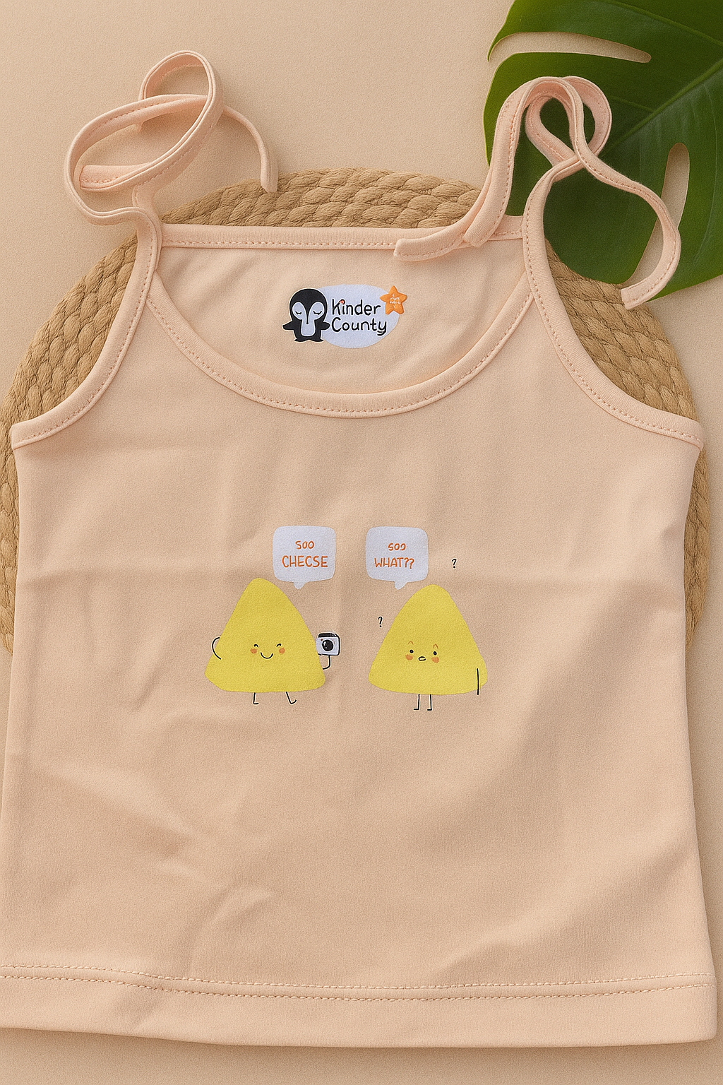 Cheese Camera Muslin Camisole