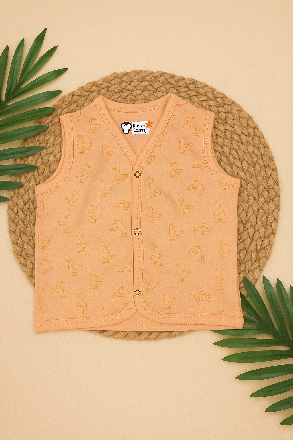 Duck Print Sleeveless Jabla