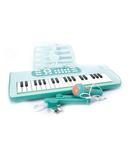 AB-37 SOUND BY ELECTRIC KEYBOARD DOUBLE POWER SUPPLY DIE BLUE