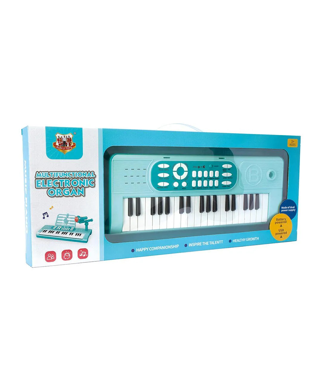 AB-37 SOUND BY ELECTRIC KEYBOARD DOUBLE POWER SUPPLY DIE BLUE