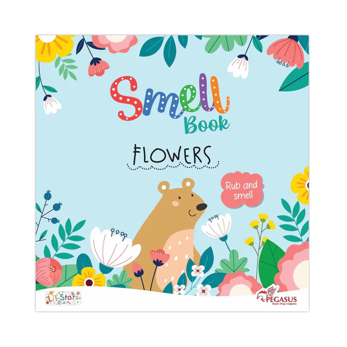 Pegasus Rub and Smell Board Book -Flowers, Vegetables, Food & Fruit (1 Year+)