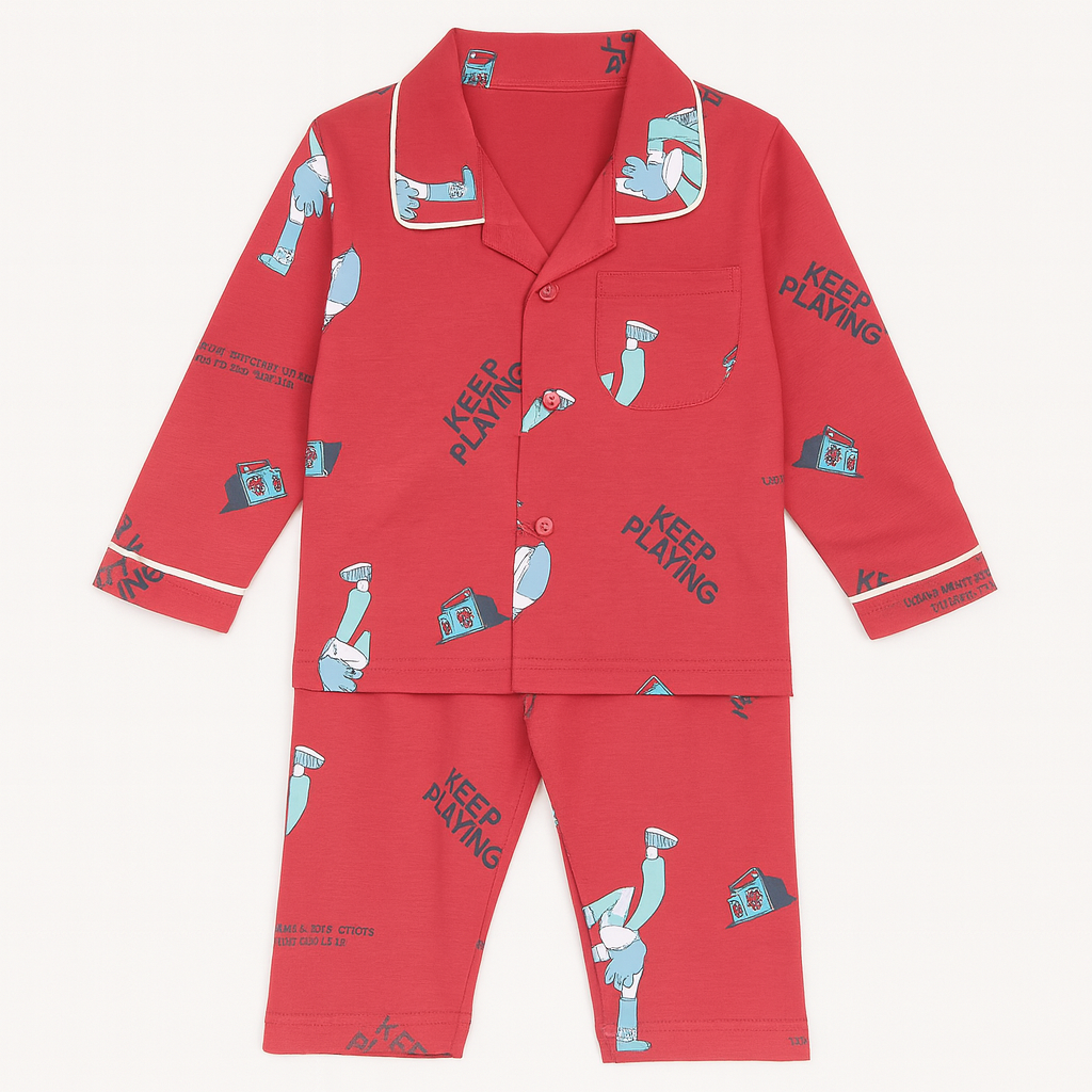 Trendy Kids Nightwear Sets – Stripes, Prints & Motivational Styles (Boys)