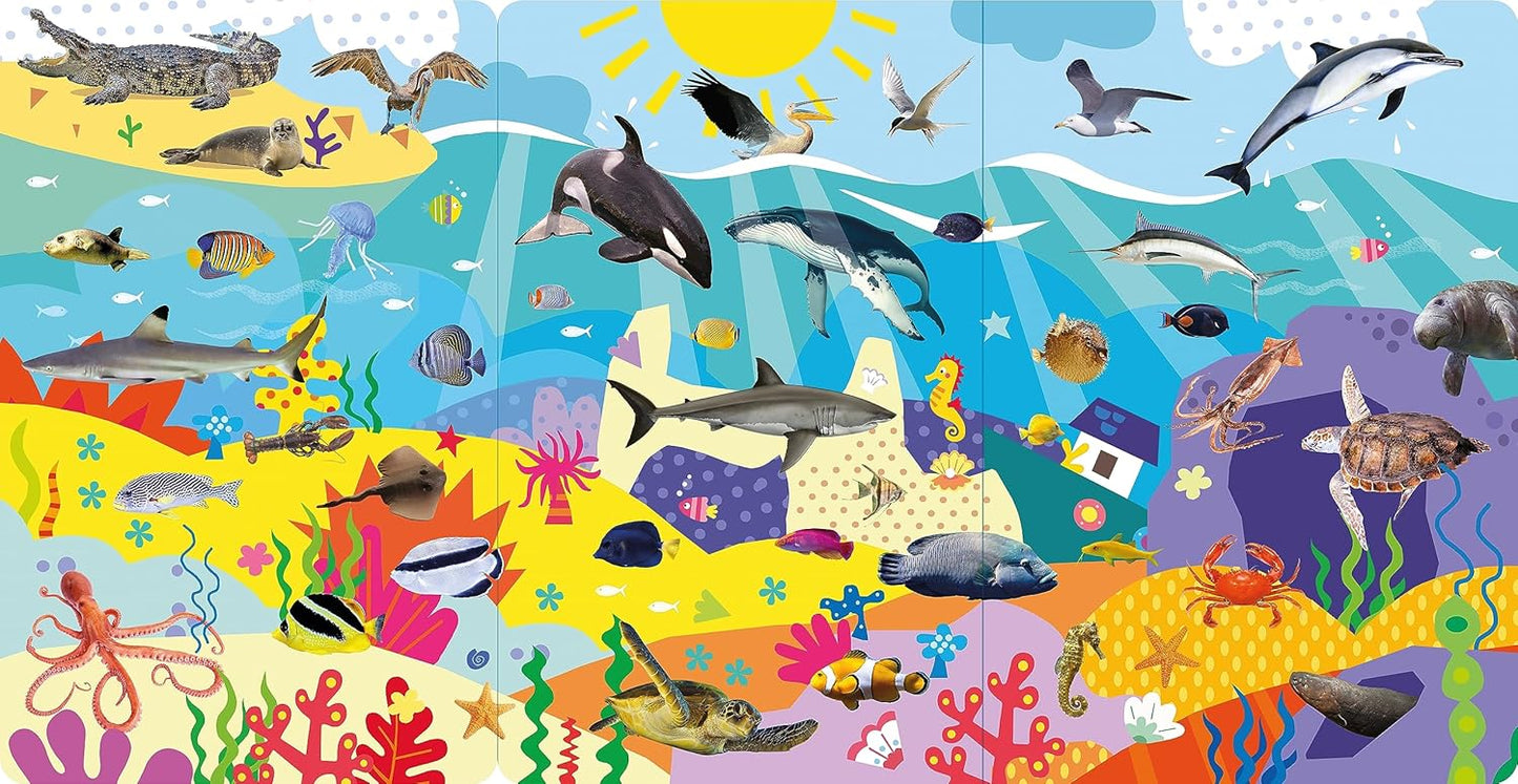 Shree Books - 100 Button Look and Find Animal words and sounds