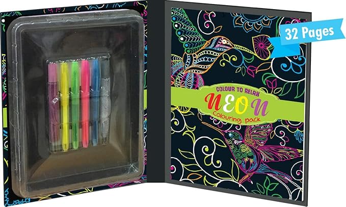 NEON COLOURING PACK - Mamadada