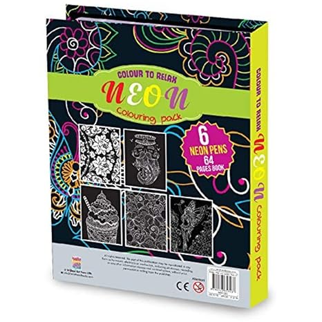 NEON COLOURING PACK - Mamadada