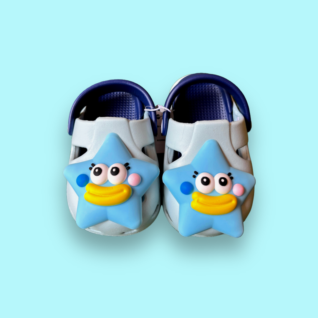 MB-GREY STAR CROCS