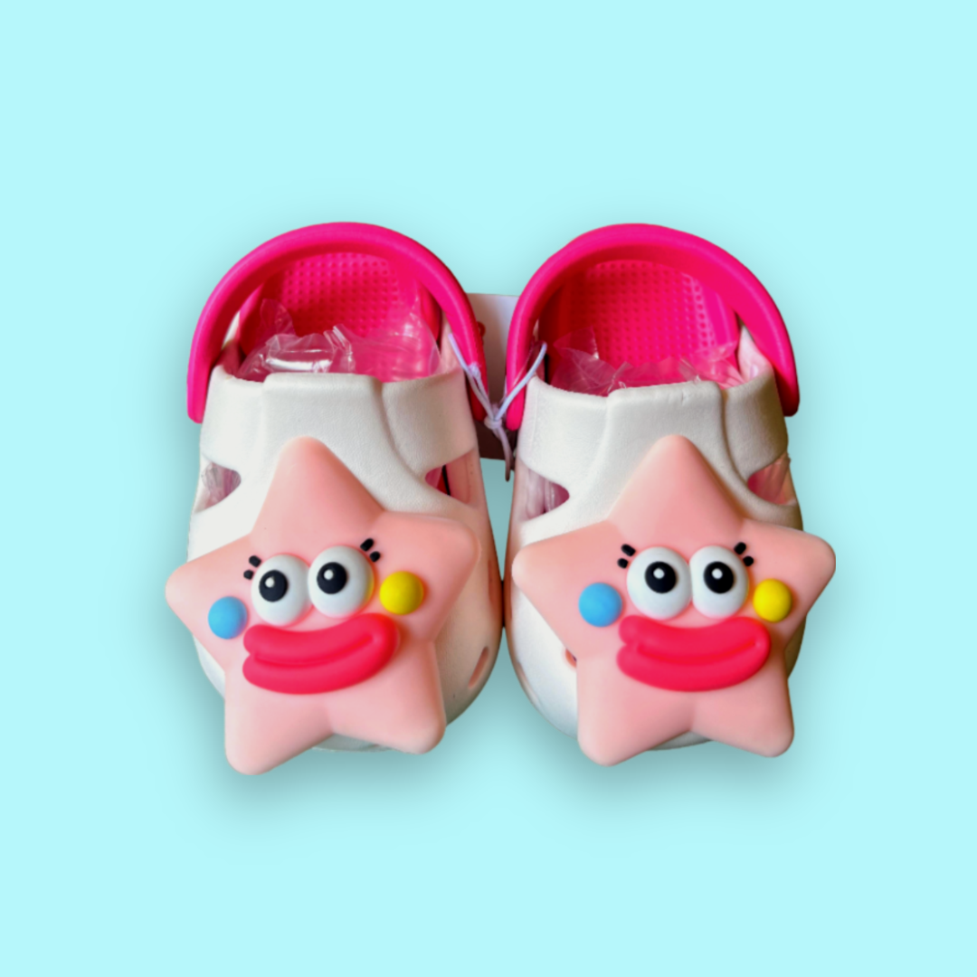 MB-PINK STAR CROCS