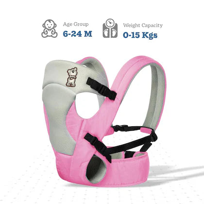 New Cuddle Snuggle-Baby Carrier-Pink Grey