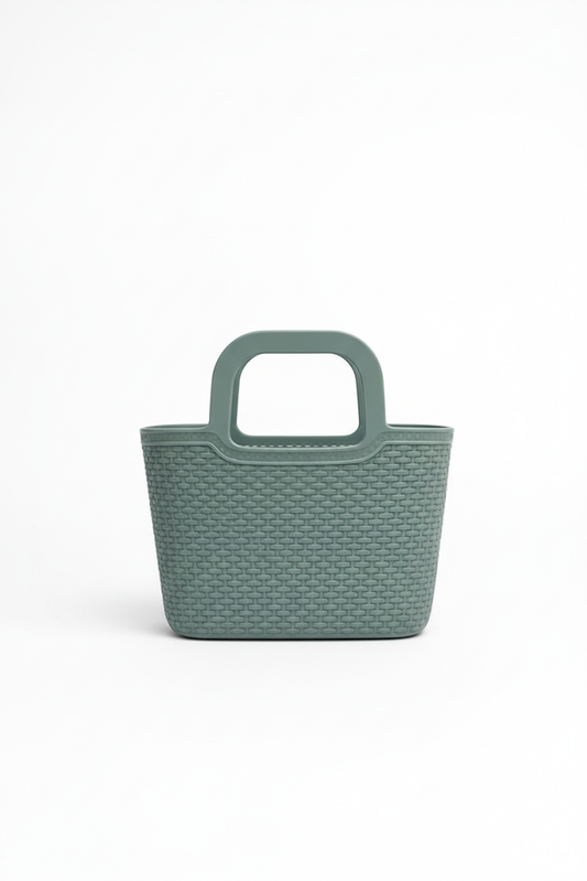 Woven Texture Plastic Baskets – Trendy & Practical - Mamadada