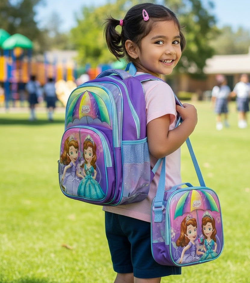 Princess Sofia 3-Piece School Bag Set