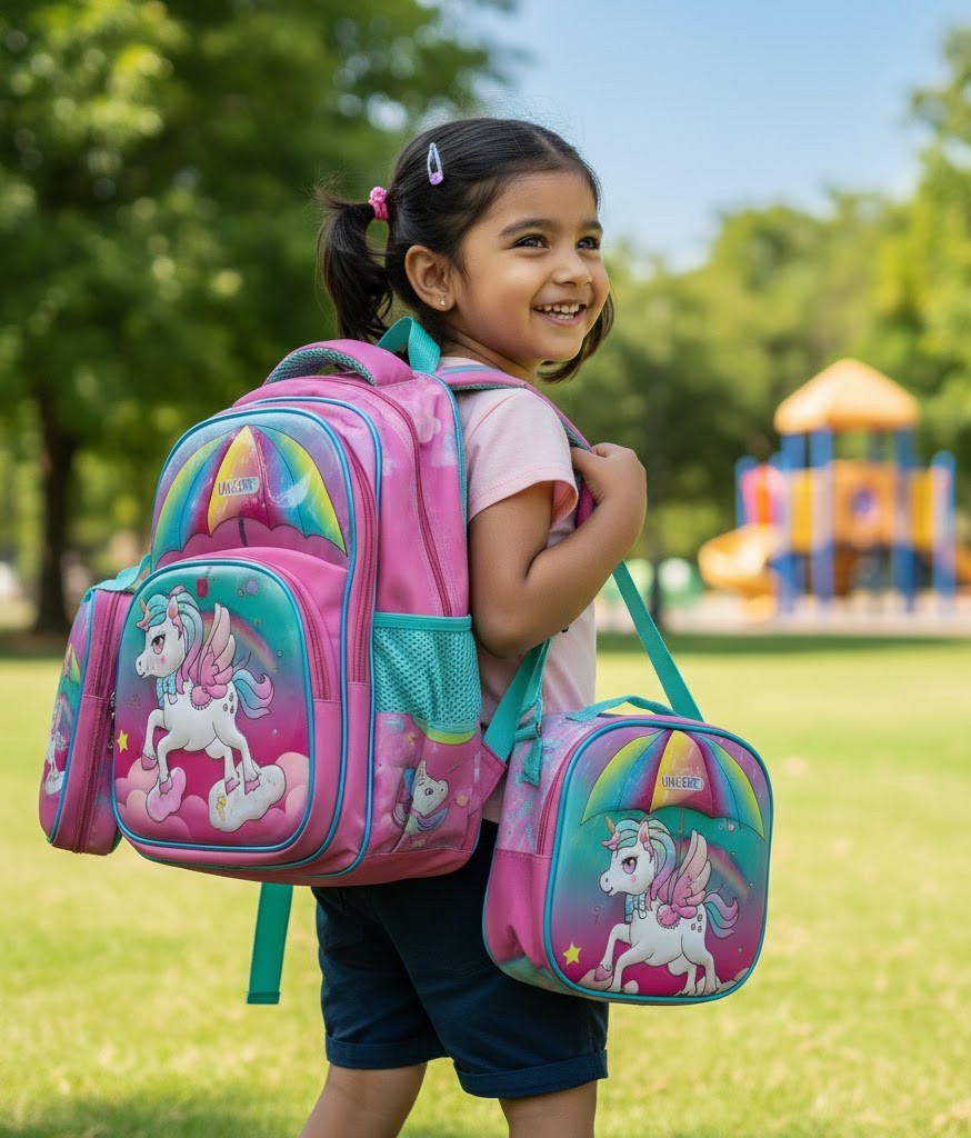 Magical Unicorn 3-Piece School Set