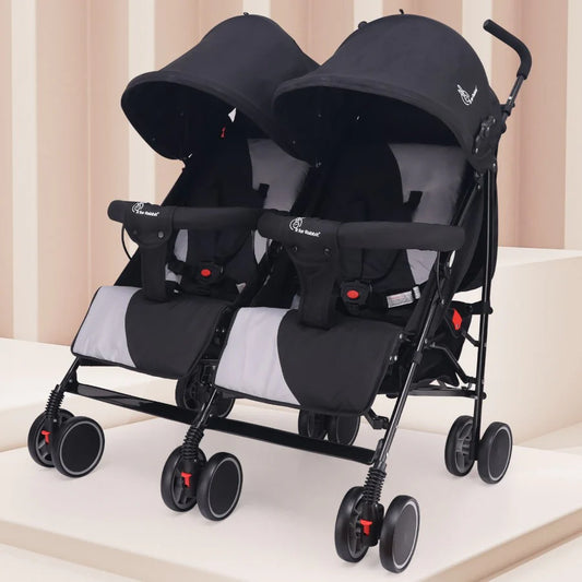 Ginny &Jhonny Stroller-Blackgrey R FOR RABBIT