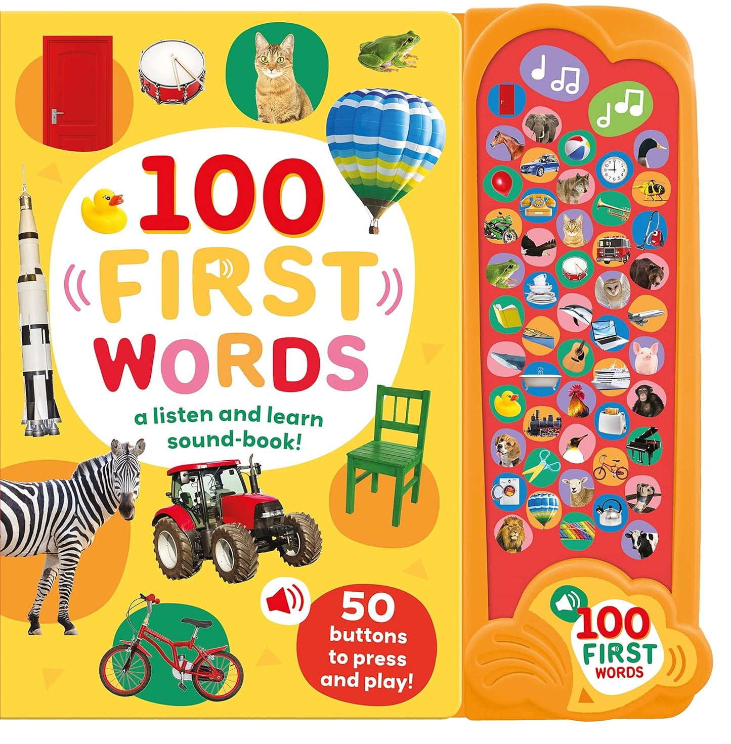 100 First Words : A Listen and Learn Sound Book- Shree Books