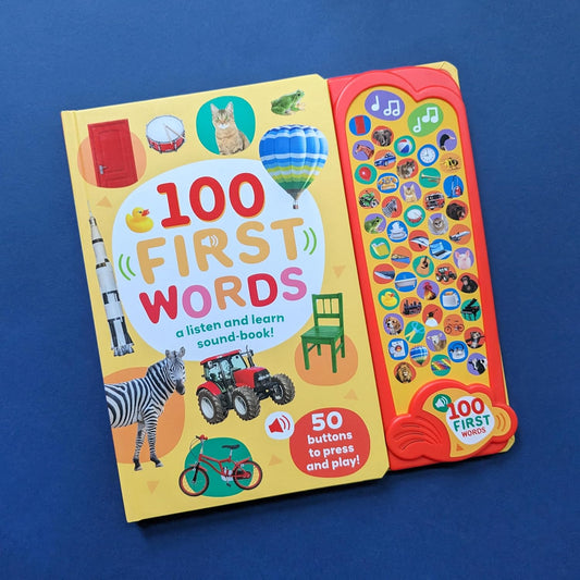 100 First Words : A Listen and Learn Sound Book- Shree Books