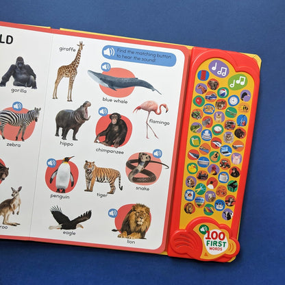 100 First Words : A Listen and Learn Sound Book- Shree Books