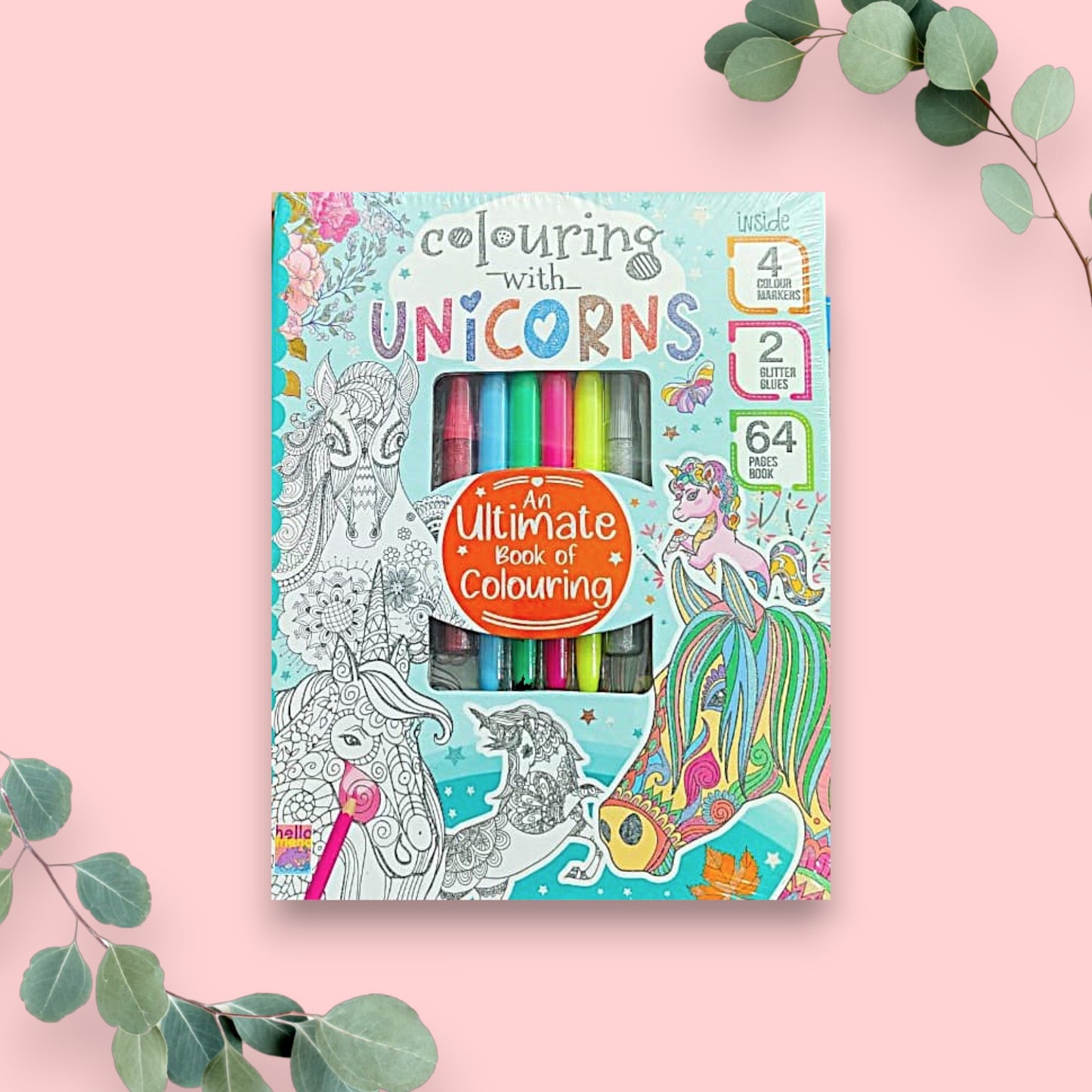 COLOURING (W) UNICORN - Mamadada