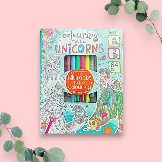 COLOURING (W) UNICORN - Mamadada